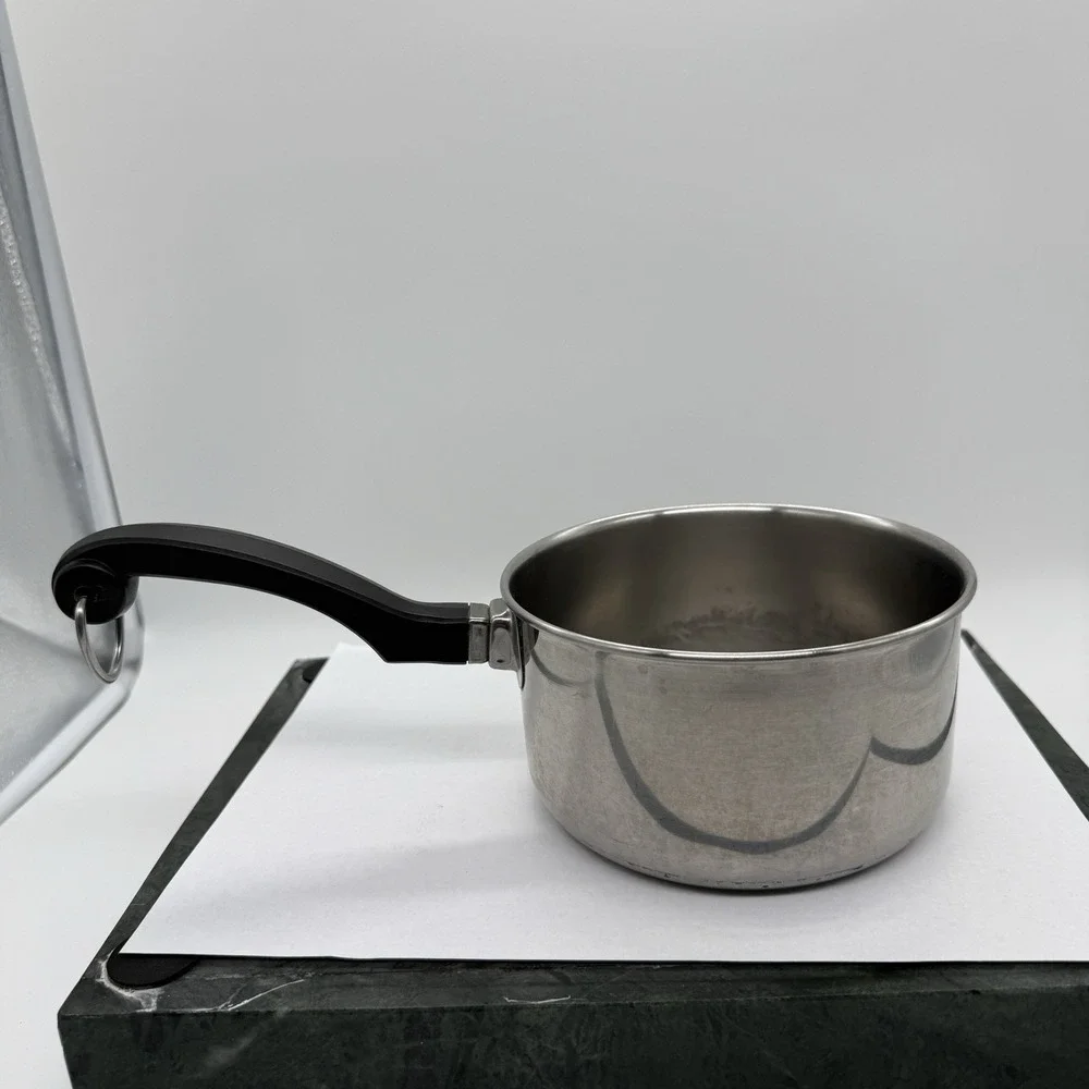 VTG Farberware 1 QT Sauce Pan Aluminum Clad Stainless Steel No Lid Made In USA